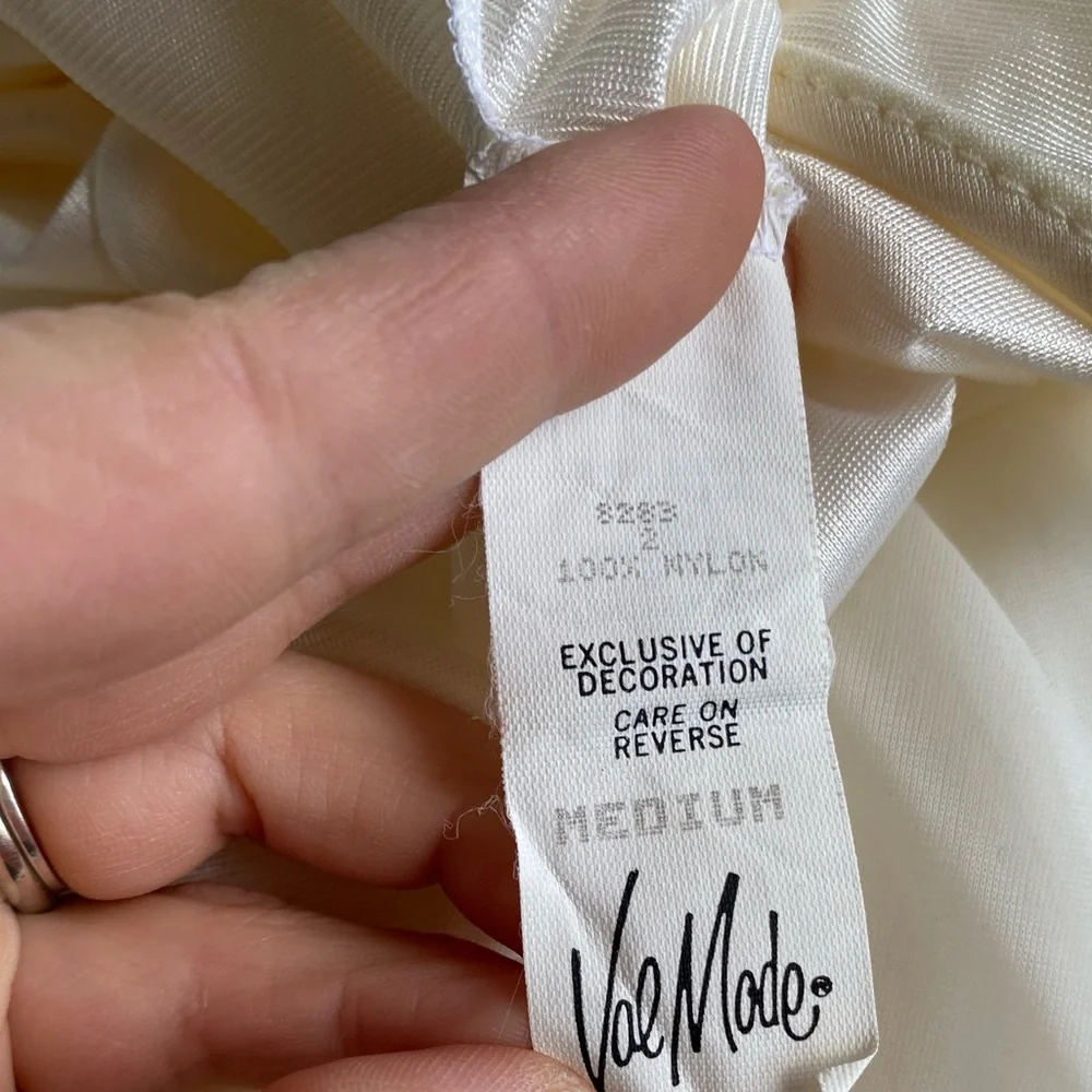 Vintage Cream Lace Trim Slip Chemise - Picture 11 of 11